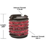 E-Z Lok Threaded Inserts - Carbon Steel - Image 2