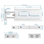 Baomain Dual Rod Pneumatic Air Cylinder - Image 2