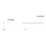 Grip-Rite Polymer Coated Deck Screw - Image 5