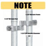 Chain Link Gate Hinge Set - Image 7