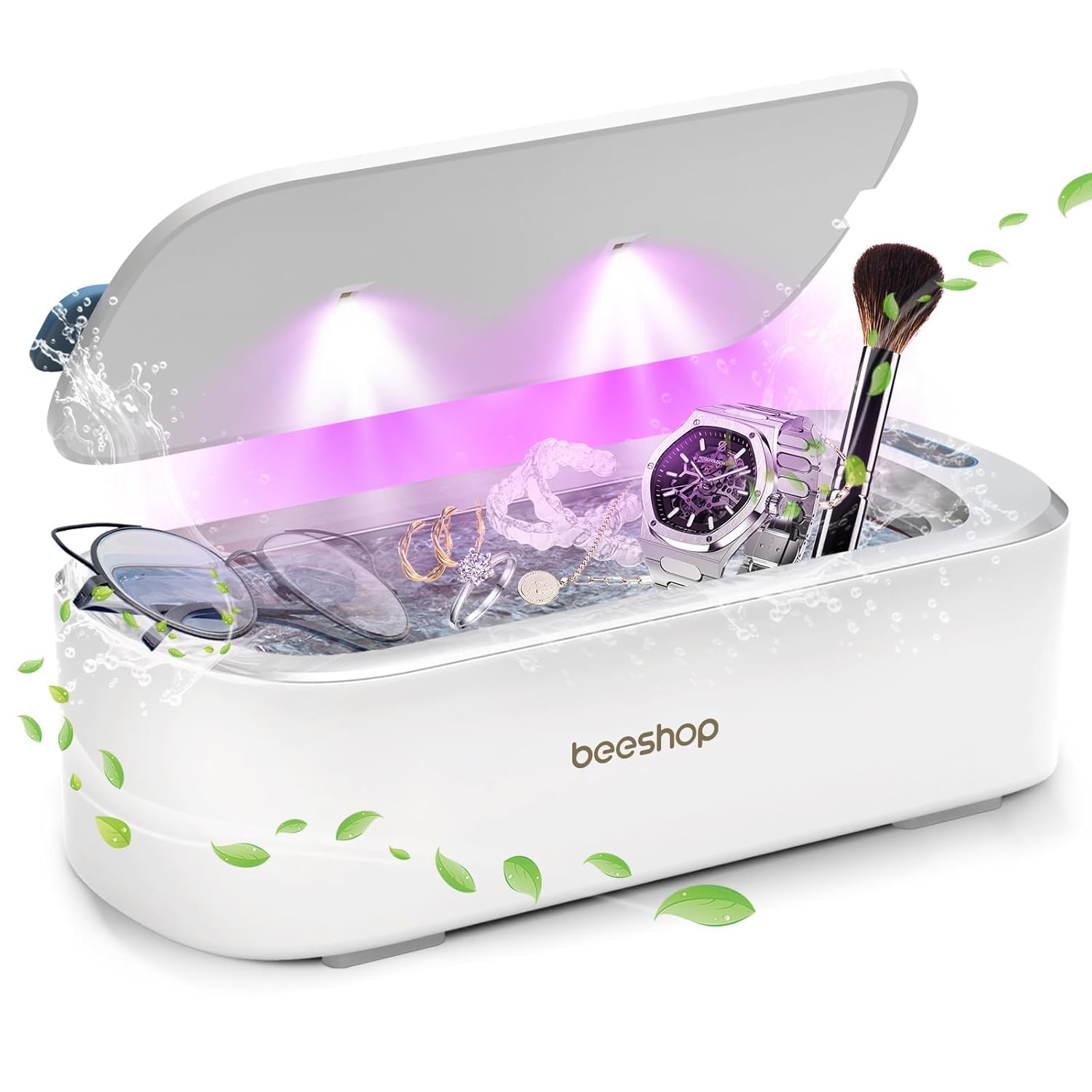 61mQjCTKCL.jpg BEESHOP Ultrasonic Jewelry Cleaner - Image 1