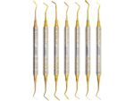 Dental Filling Kit - 7 Pcs Golden Stainless Steel Set