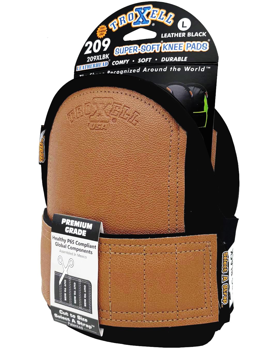 71DcU1nYuL.jpg TroxellUSA SuperSoft LeatherHead Kneepads - Image 1