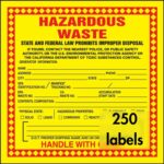AccuformNMC Hazardous Waste Labels