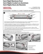 Deflecto Aluminum Duct 6" x 8' - Image 2