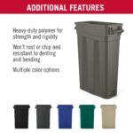 Suncast Commercial Slim Trash Can - Image 6