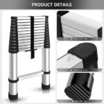 Findmall Aluminum Telescopic Ladder - Image 4