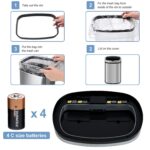 Touch-Free Stainless Steel Trash Can - Image 9