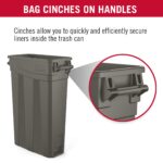 Suncast Commercial Slim Trash Can - Image 7