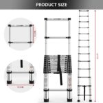 Findmall Aluminum Telescopic Ladder - Image 2