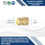 XFITTING Push Fit Female Adapter - Image 3