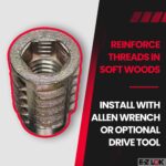 E-Z LOK Soft Wood Thread Inserts - Image 3