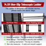 Findmall Aluminum Telescopic Ladder - Image 3