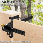 MustGood Self-Locking Gate Latch - Image 3
